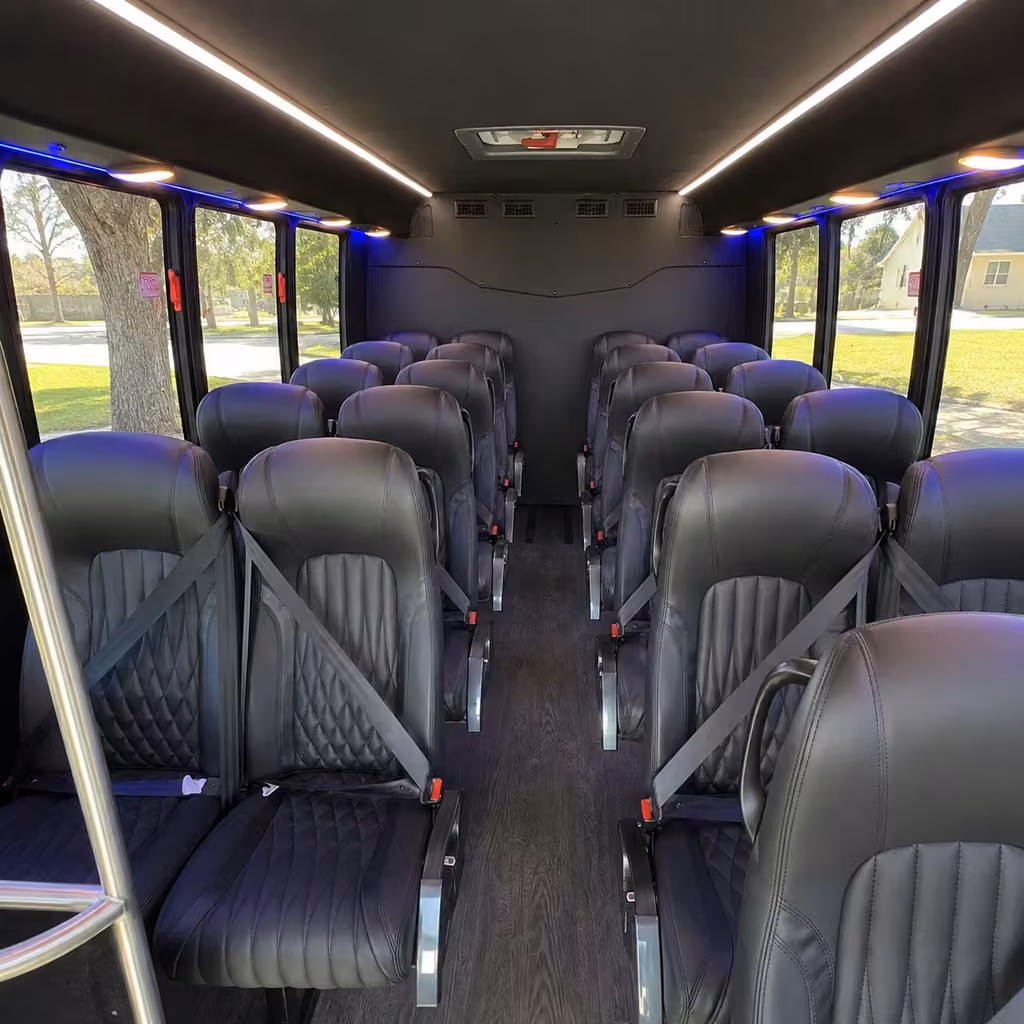 15 35 passenger minibus inside
