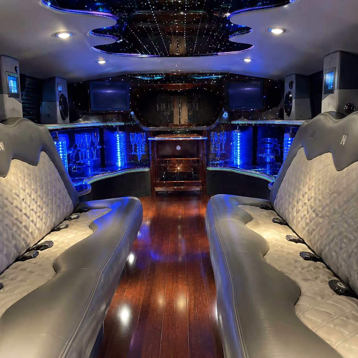 hummer limo inside