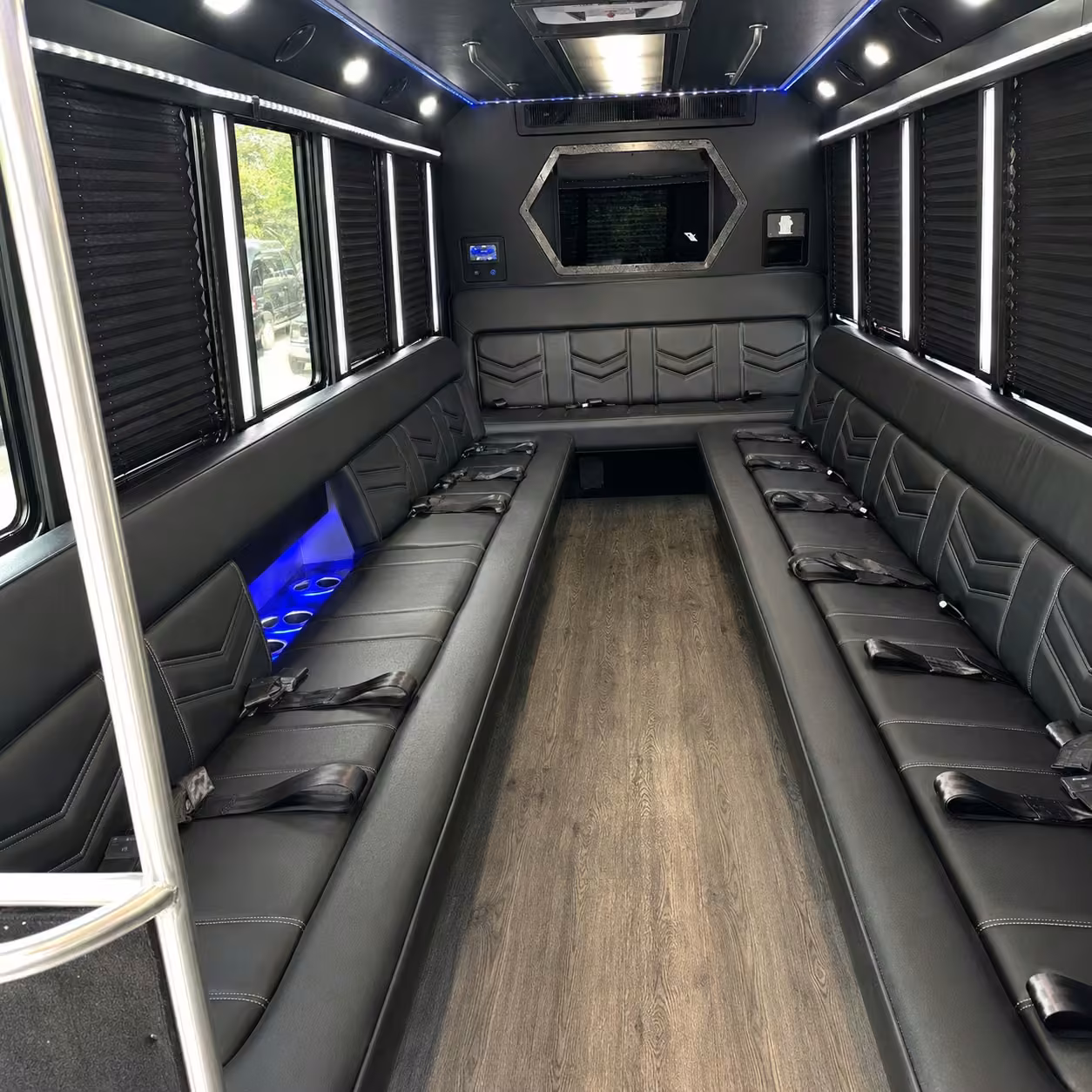 jacksonville party bus interior