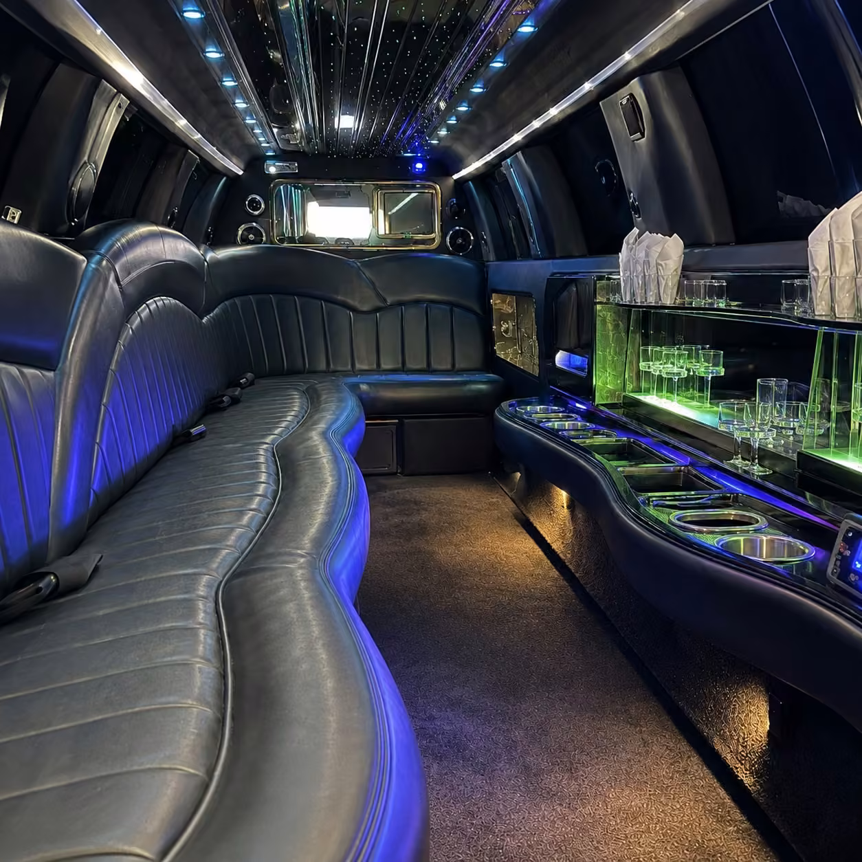 lincoln mkt limo inside